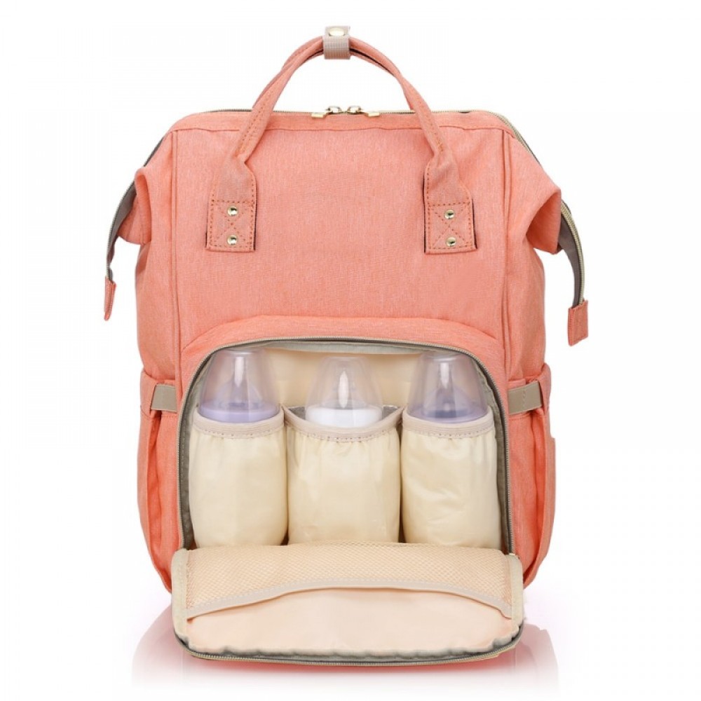 Gabesy All in One Practical Baby Diaper Bag - C1024 - Ροζ