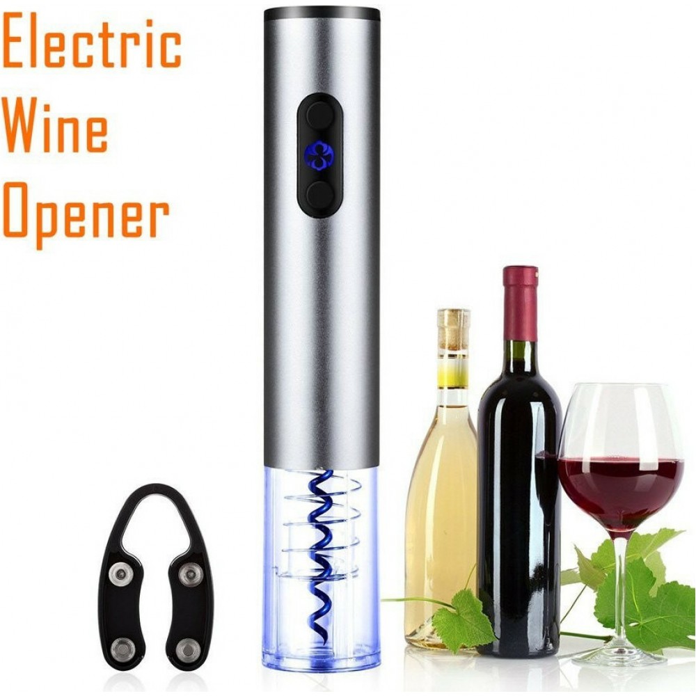 Τιρμπουσόν Electric Wine Opener - C1208 - Ασημί