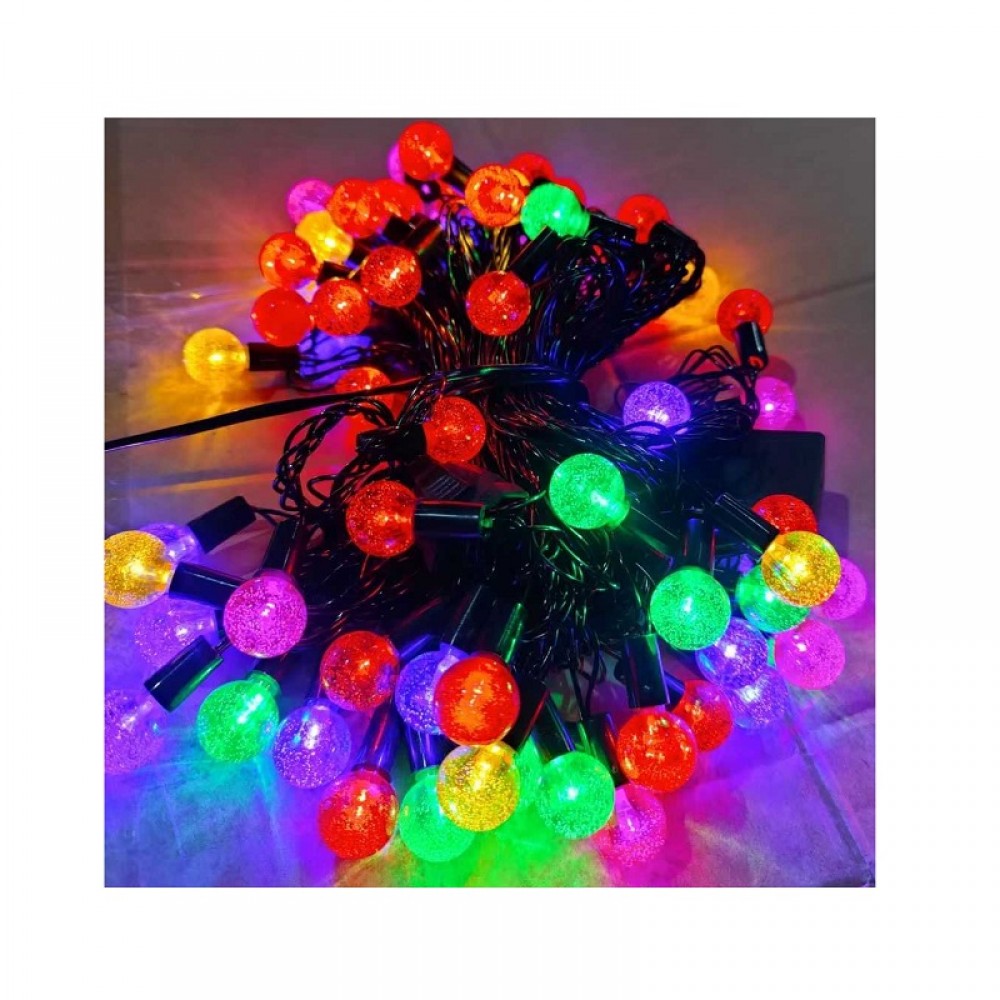 Χριστουγεννιάτικα φωτάκια Φυσαλίδα – 100 Led – RGB – C1488