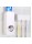 Θήκη τοίχου για 5 οδοντόβουρτσες και βάση για οδοντόκρεμα - Λευκό - C1166