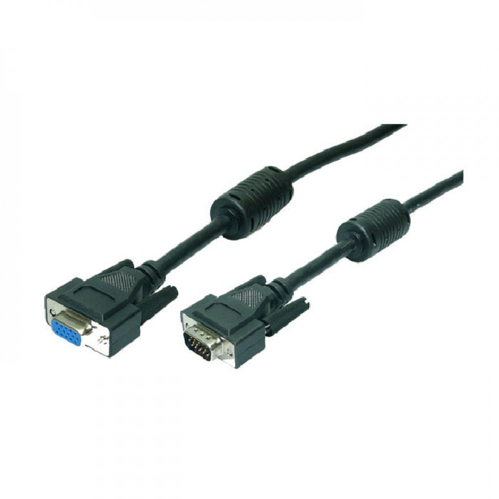 Cable VGA  M/F Bulk Black 20m Logilink CV0022